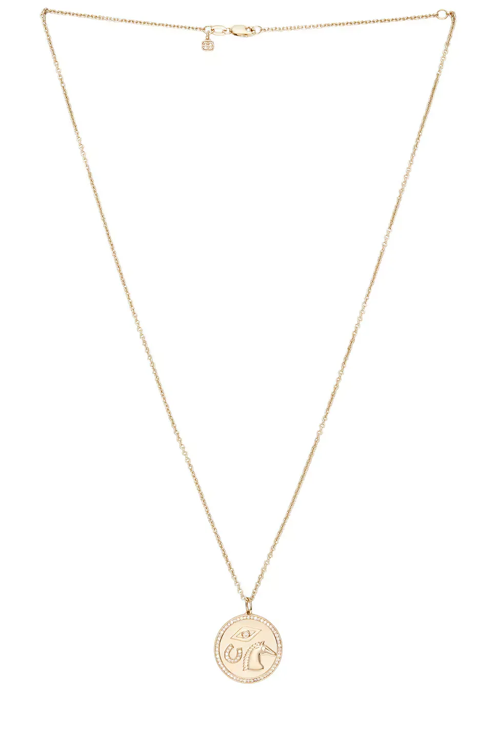 Equestrian Coin Necklace by Sydney Evan