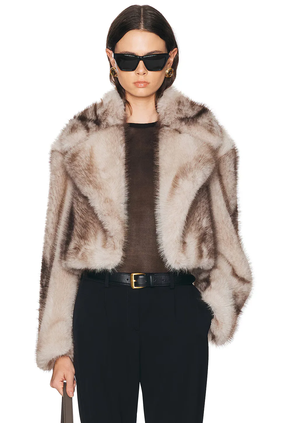 Quantum Faux Fur Jacket by Sportmax