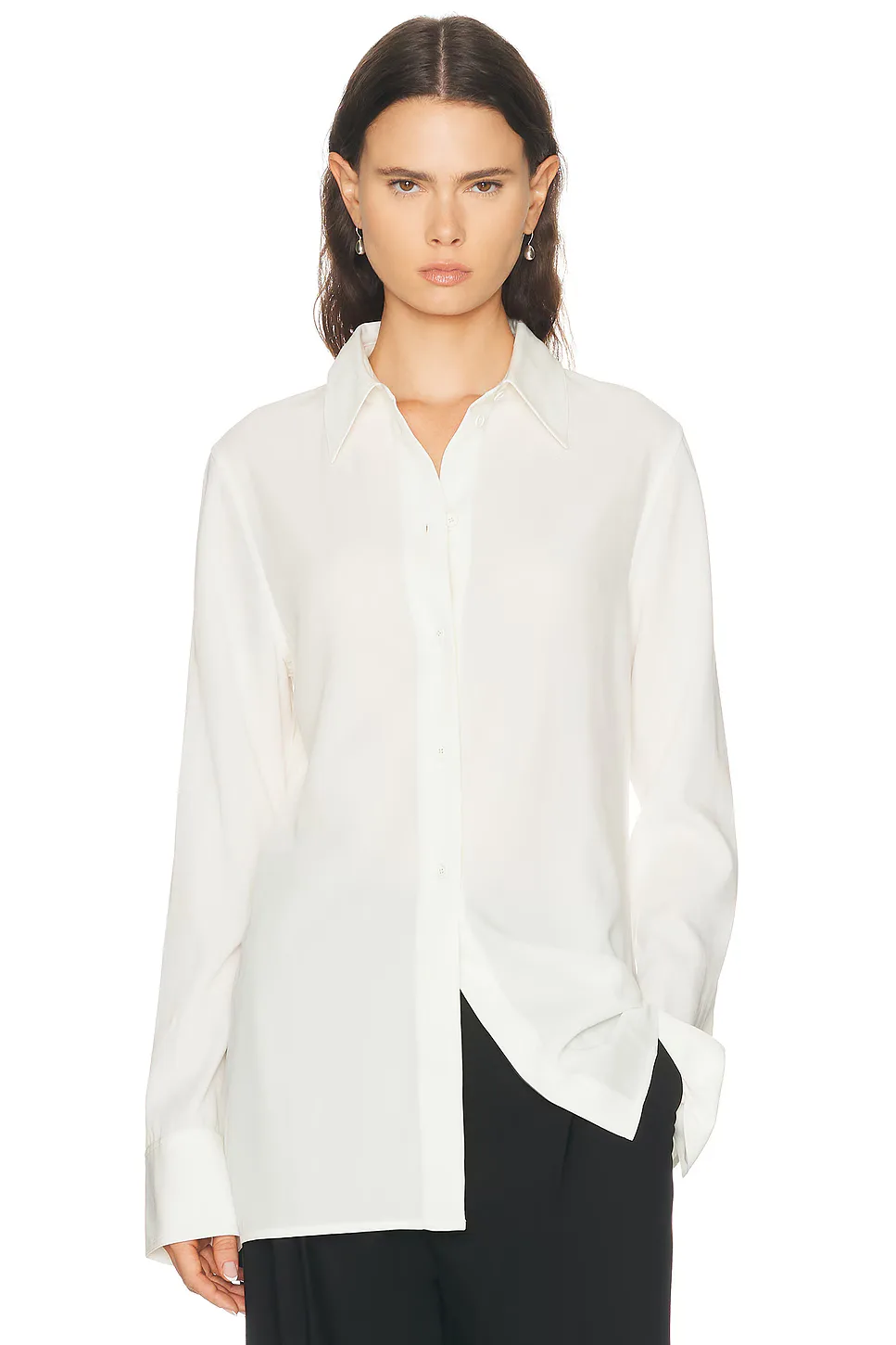 Lightweight Wool Shirt by Totême