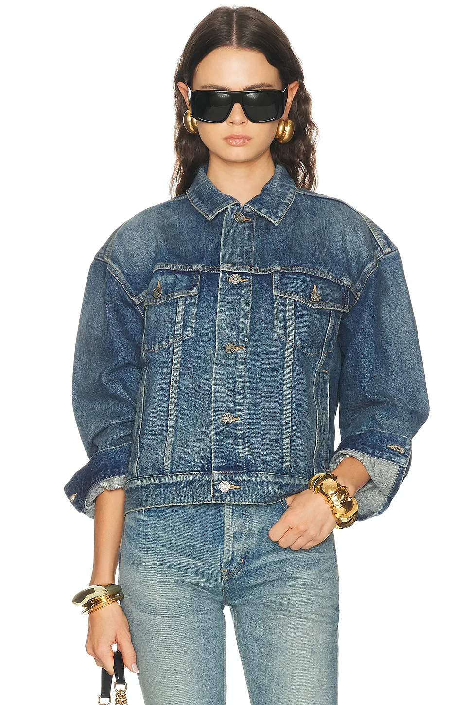 Denim 70s Trucker Jacket by Saint Laurent