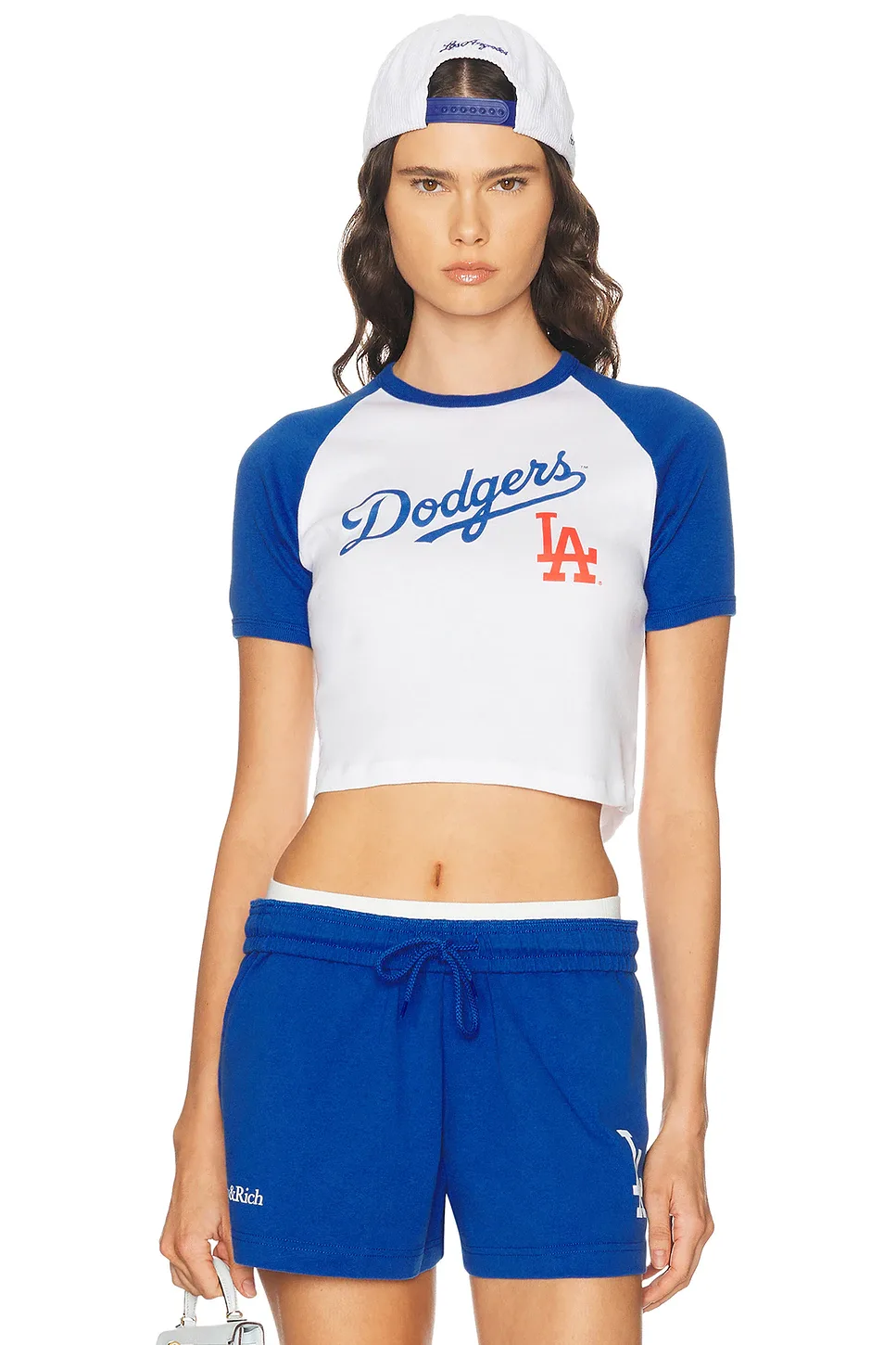 Sporty & Rich x Dodgers Serif Baby Baseball Tee by Sporty & Rich
