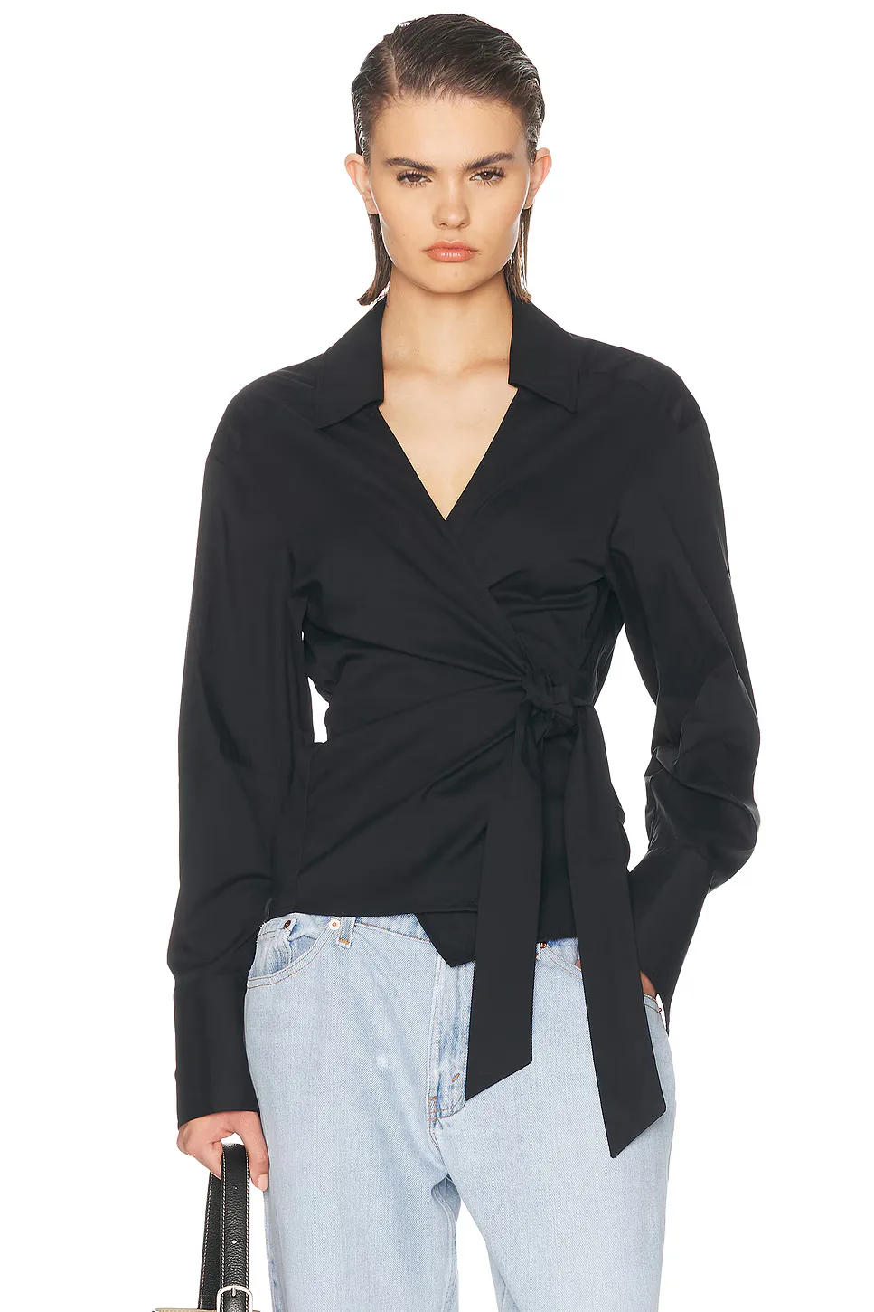 Anya Poplin Wrap Top by Simonmiller