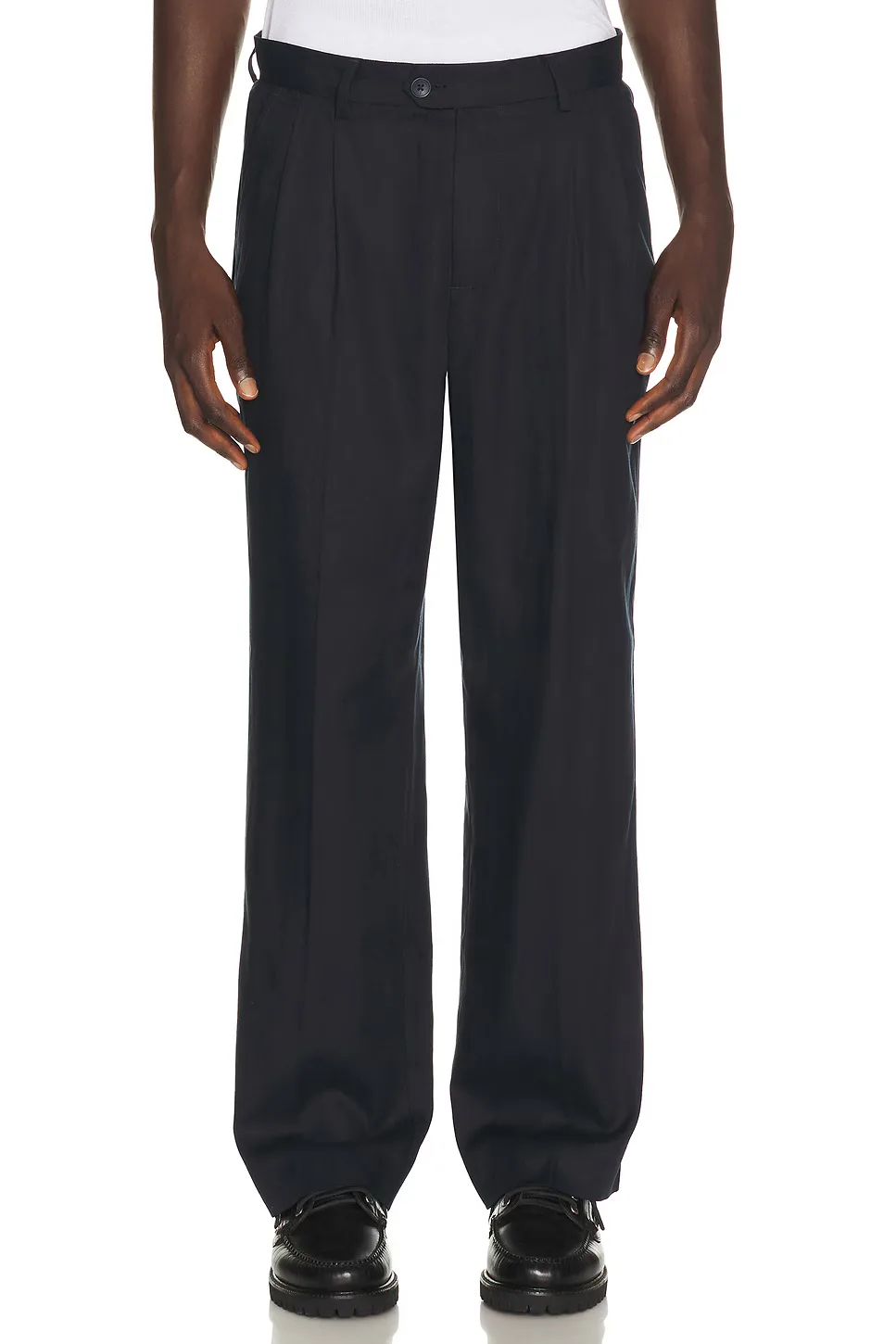 Pleated Leg Trousers by Percival
