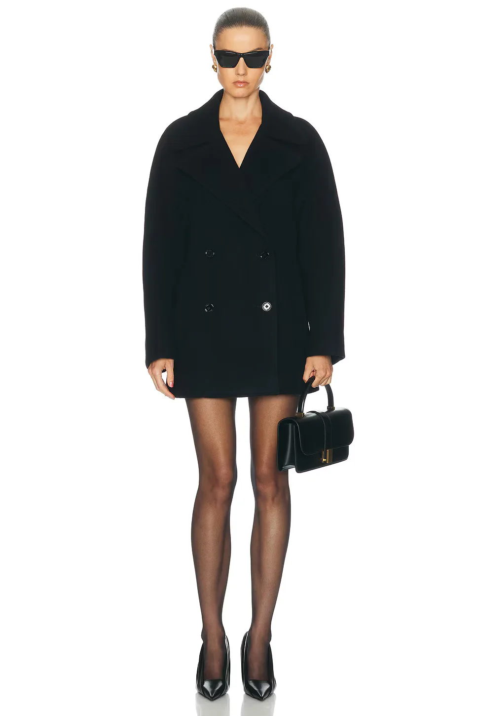 Rounded Peacoat by Totême
