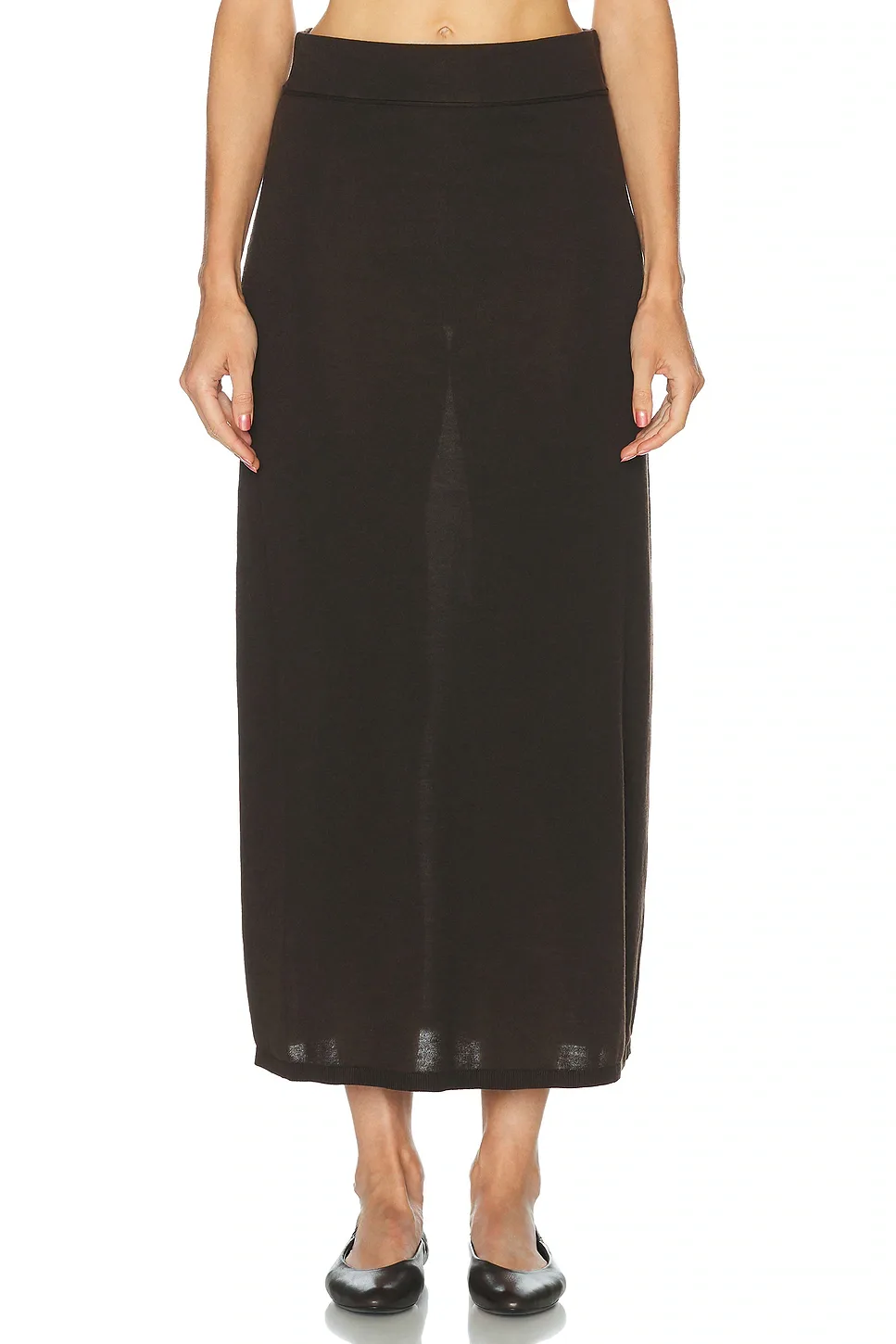 Long Knit Skirt by Totême