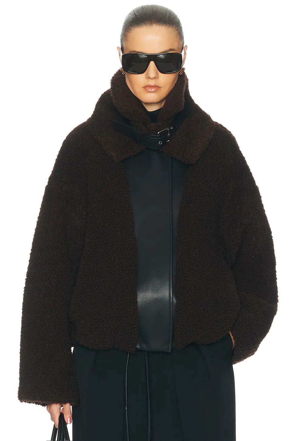 Filtro Faux Short Hair Jacket by Sportmax