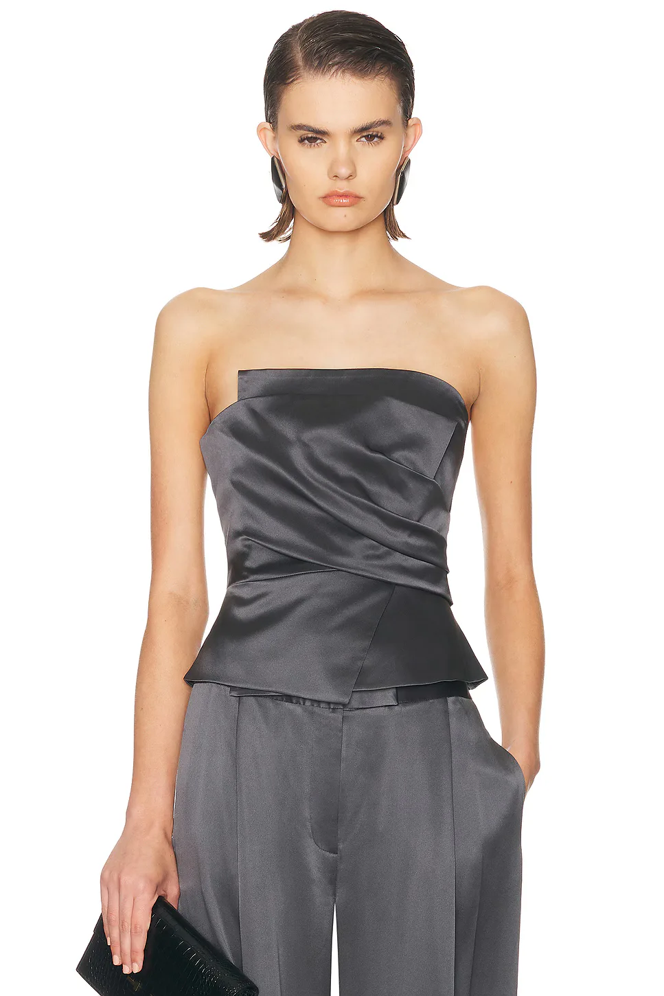 Wrap Bustier Top by The Sei