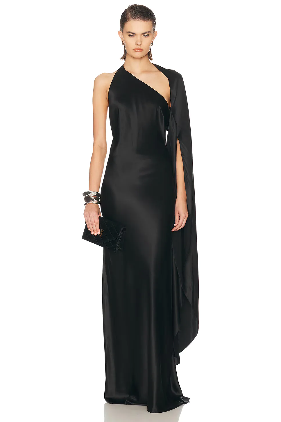 Drape Sleeve One Shoulder Gown by The Sei