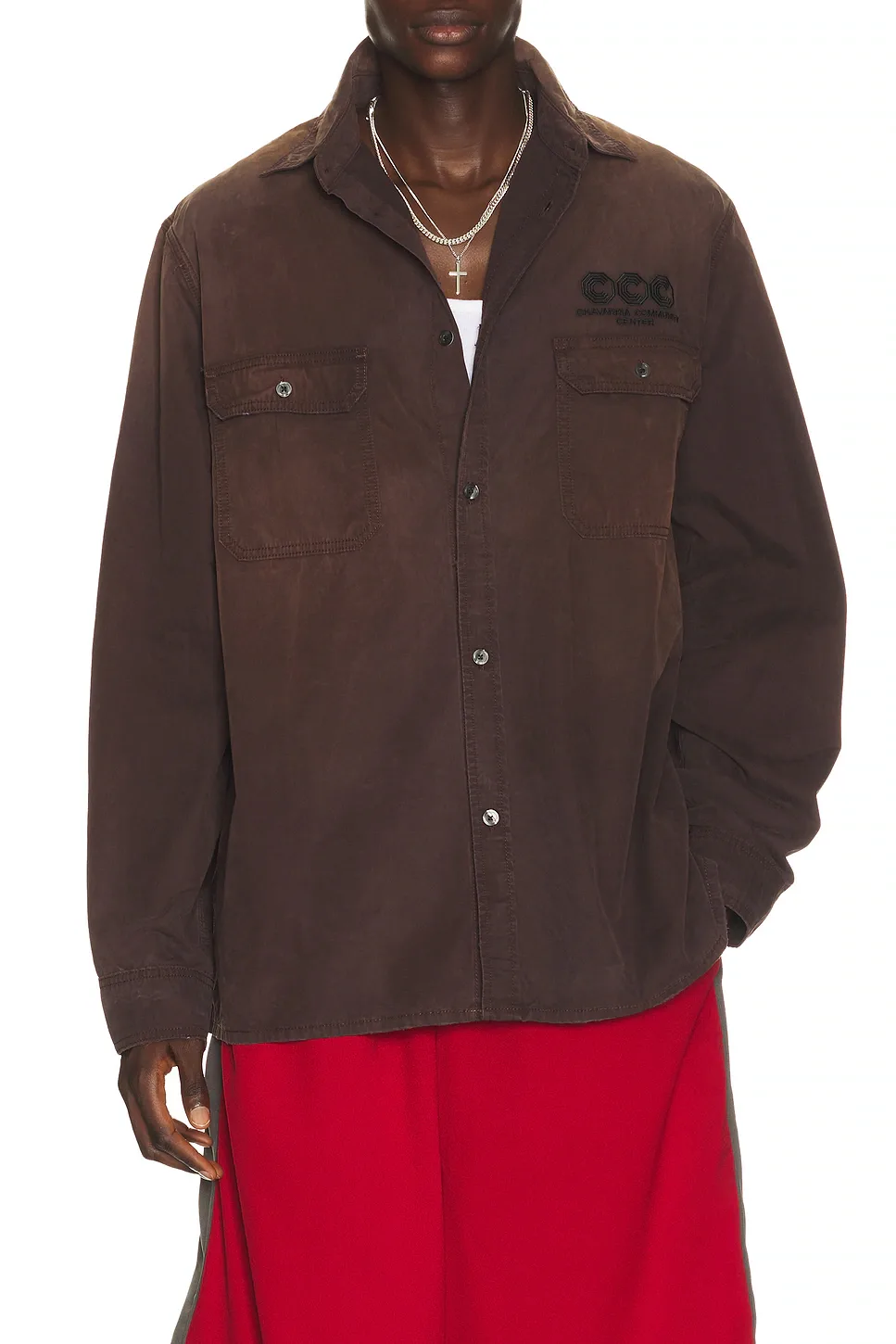 Long Sleeve Workwear Corcoran Overshirt by Willy Chavarria