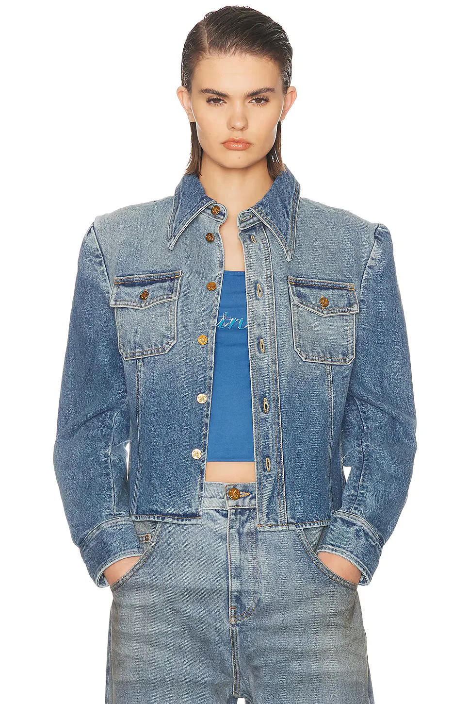Chavela Button Down Shirt by Willy Chavarria