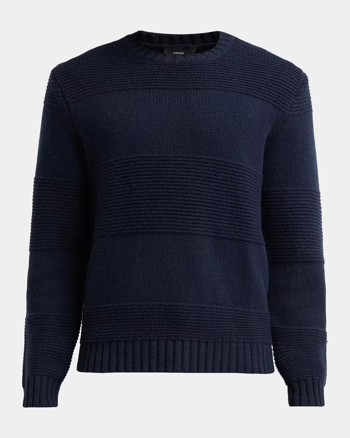 Garter Rugby Stripe Crewneck Sweater by Vince