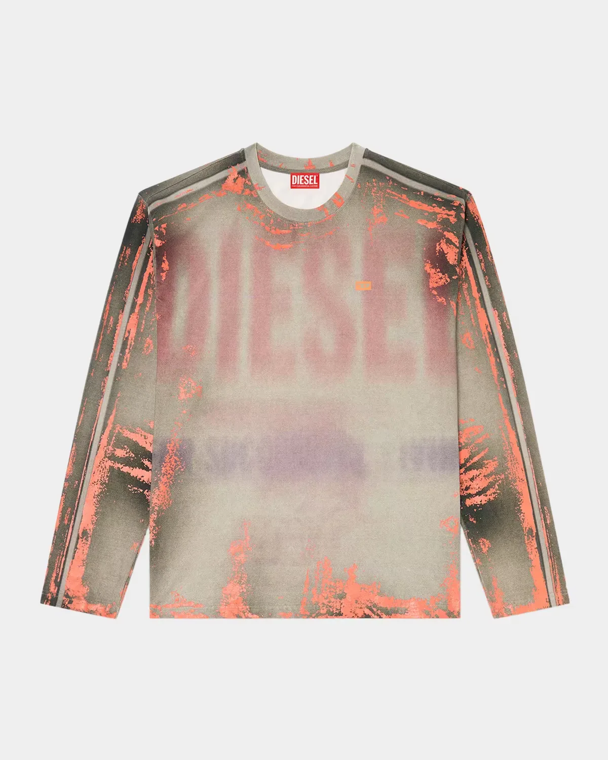 Filmy Long-Sleeve Cotton Jersey T-Shirt by Diesel