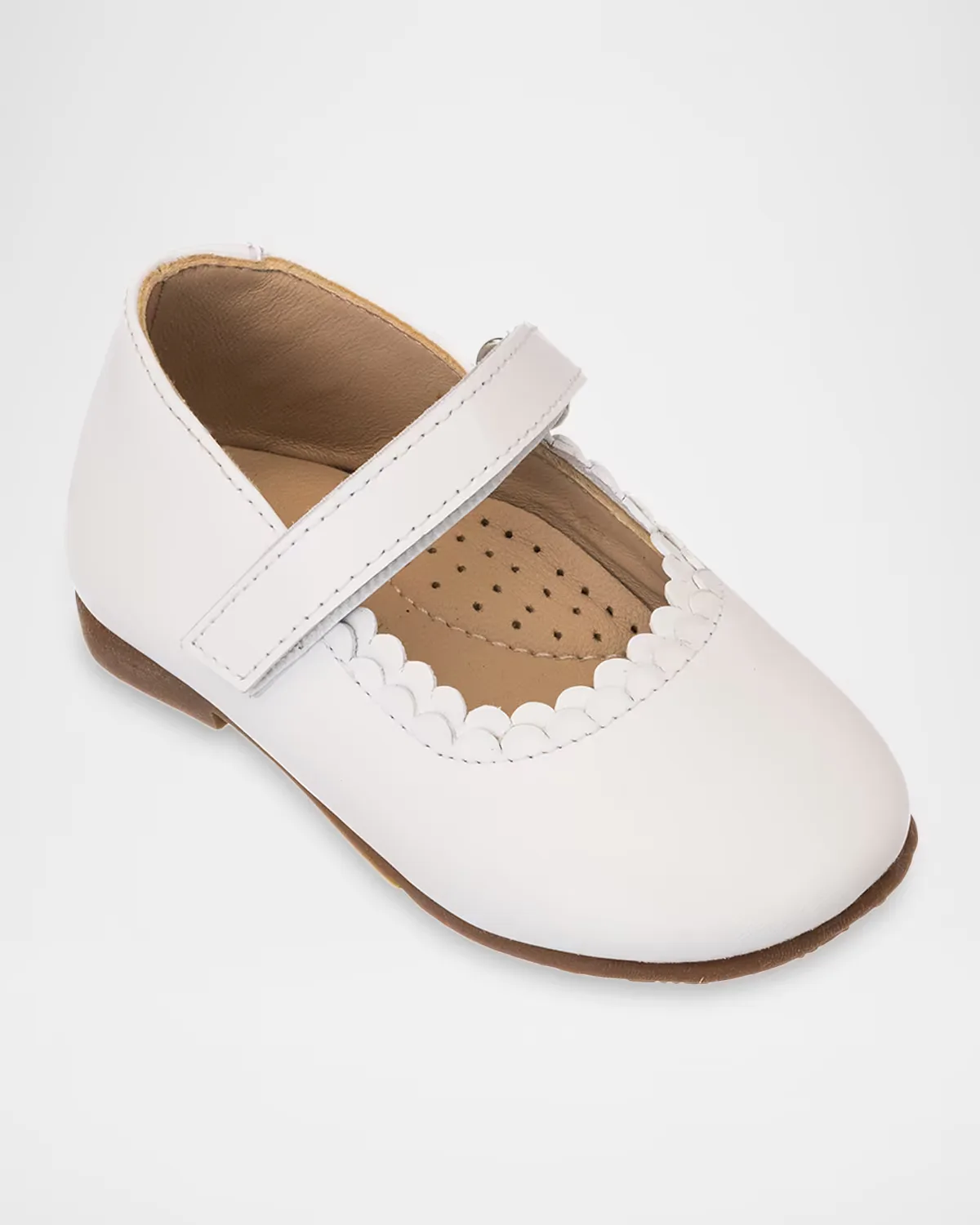 Aria Leather Ballerina Flats by Elephantito