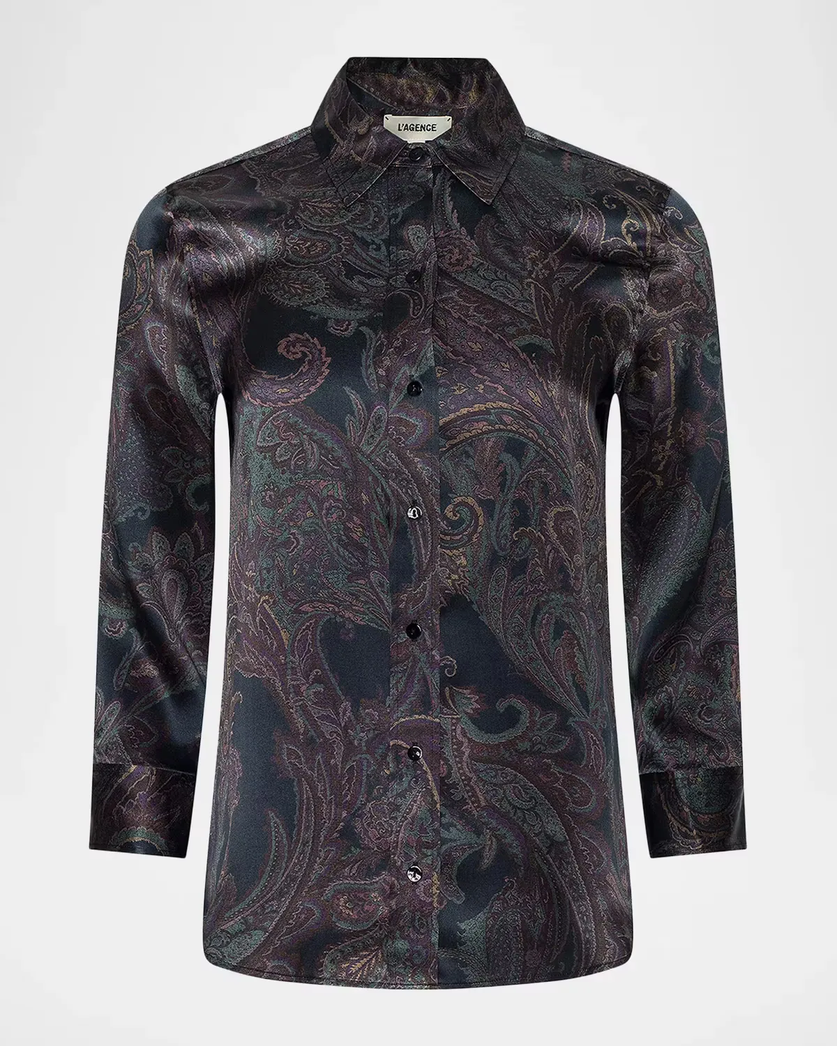 Dani Paisley Silk 3/4 Sleeve Blouse