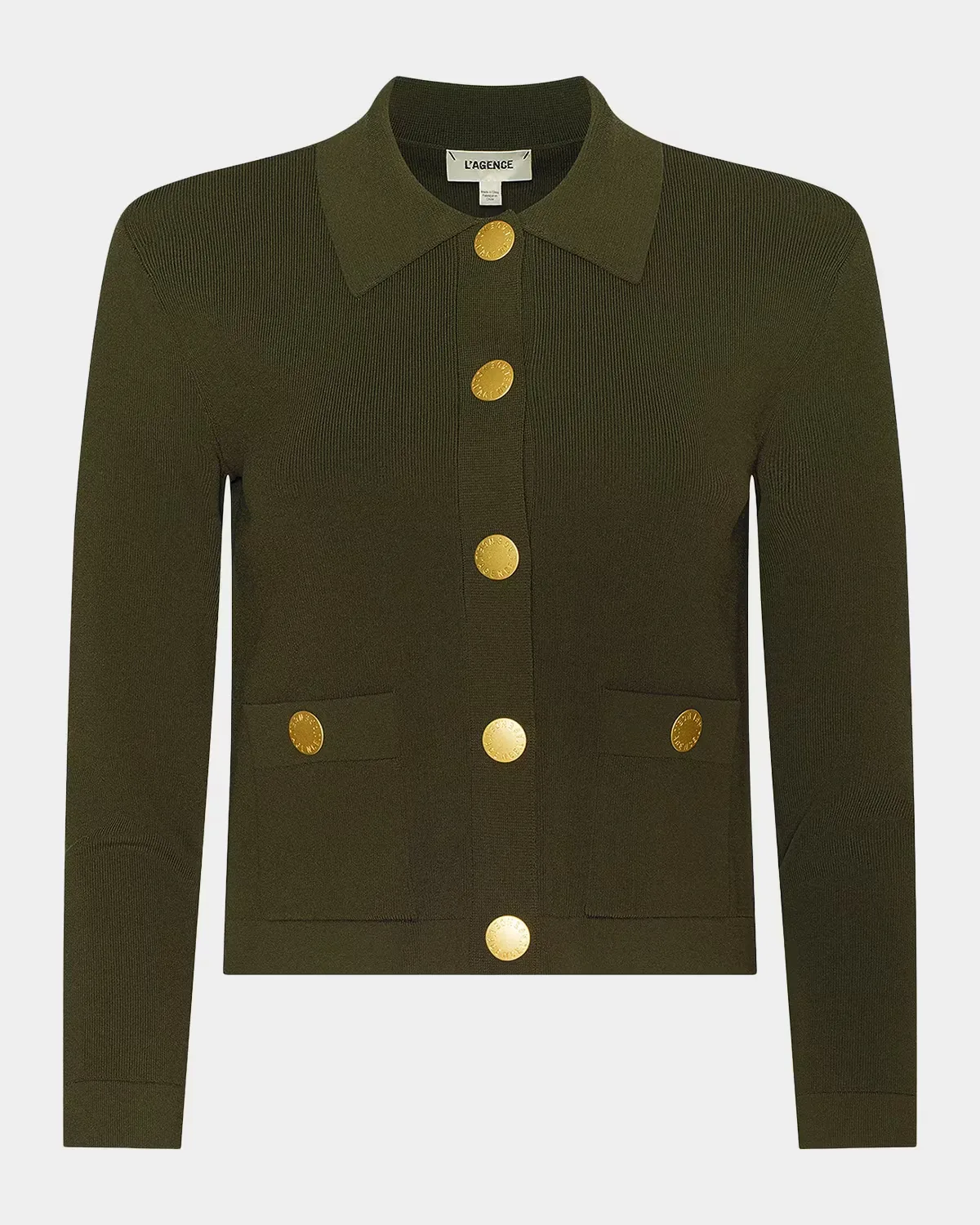 Osiris Collared Cardigan by L & apos;AGENCE