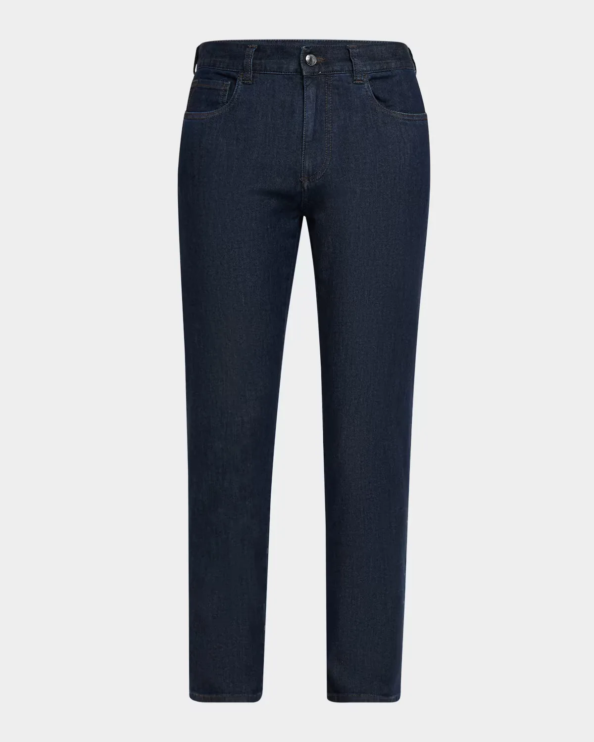 Dark-Wash Soft Touch Denim Jeans by Canali
