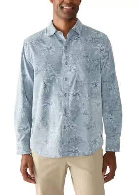 Coastline Cord Indigo Jungle Shirt by Tommy Bahama