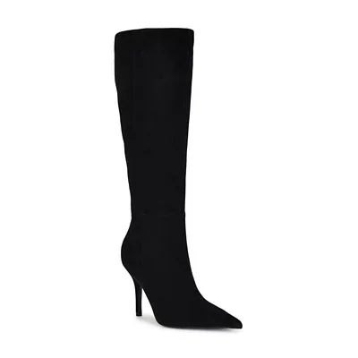 Gerty Pointy Toe High Shaft Dress Boots by Nine West