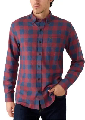 Gingham Flannel Shirt by IZOD