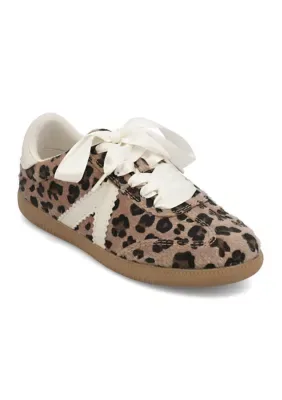 Cambria Leopard Print Sneakers by Mia