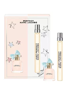 Perfect & Just Perfect Eau De Parfum Mini & Travel Spray Gift Set - $56 Value by Marc Jacobs