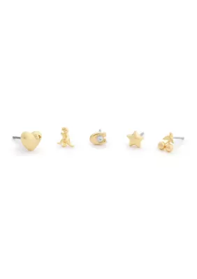 Signature Rexy Motif Single Stud Earring Set by Coach
