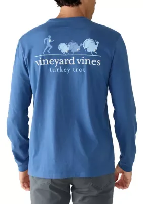 Turkey Trot Long Sleeve Graphic T-Shirt by Vineyard Vines