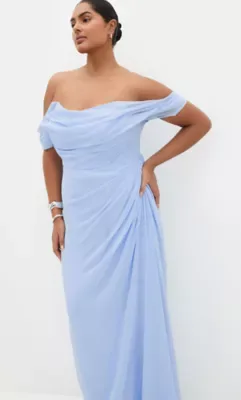 Soft Love Off Shoulder Maxi Dress