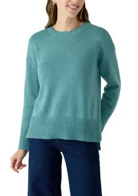 Crew Neck Tunic Sweater by Wonderly
