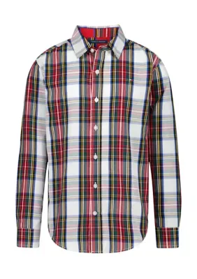 Stewart Plaid Long Sleeve Shirt by Tommy Hilfiger