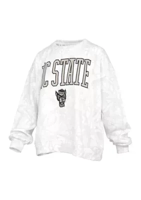 NCAA NC State Wolfpack Southlawn Logo Camo Fleece Pullover
