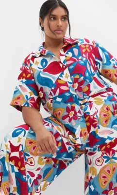 Mosaic Shirt by City Chic
