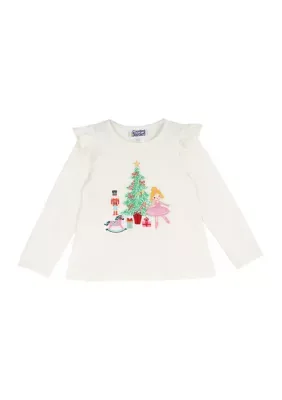 Long Sleeve Holiday Nutcracker Top by Counting Daisies