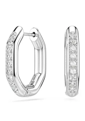 Dextera Geometric Hoop Earrings by Swarovski
