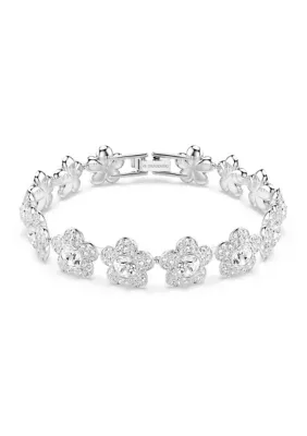 Capsule Crystal Rhodium Plated Bracelet, 6.75 In by Swarovski