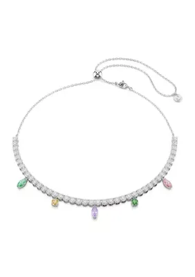 Capsule Multi Swarovski Zirconia Necklace, 17 In by Swarovski