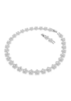 Capsule Crystal Flower Collar Necklace, 16 In by Swarovski