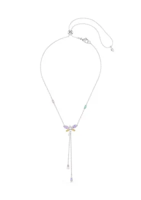 Capsule Dragonfly Tassel Y-Necklace, 17 In by Swarovski