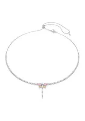Capsule Dragonfly Necklace, 17 In by Swarovski