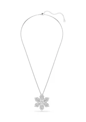 Snowflake Motif Necklace, 17 In by Swarovski