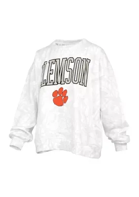 NCAA Clemson Tigers Southlawn Logo Camo Fleece Pullover