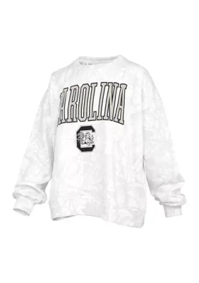 NCAA South Carolina Gamecocks Southlawn Logo Camo Fleece Pullover by Pressbox