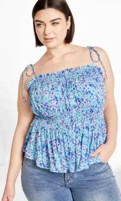 Lyla Print Top by City Chic