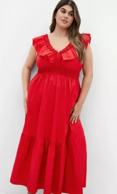Kelly Ruffle Maxi Dress