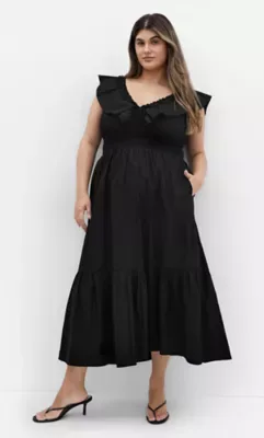 Kelly Ruffle Maxi Dress