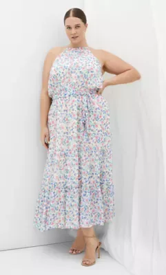 Lidia Print Maxi Dress