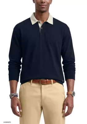Heavyweight Long Sleeve Rugby Shirt by IZOD