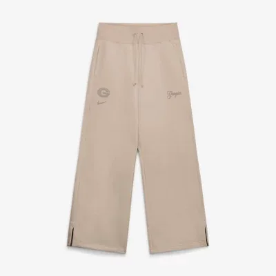 NCAA Nike Georgia Bulldogs Neutral Collection Phoenix Fleece Wide-Leg Sweatpants by Nike