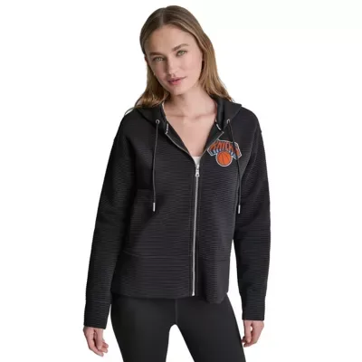 NBA New York Knicks Tech Ottoman Full-Zip Hoodie by DKNY