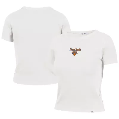 NBA New York Knicks Straight Cut Baby Rib T-Shirt by 47